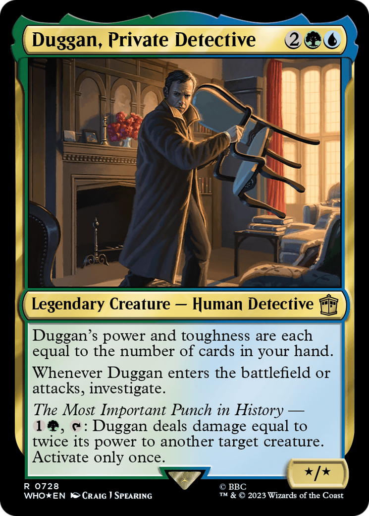 Duggan, Private Detective (Surge Foil) [Doctor Who] Foil