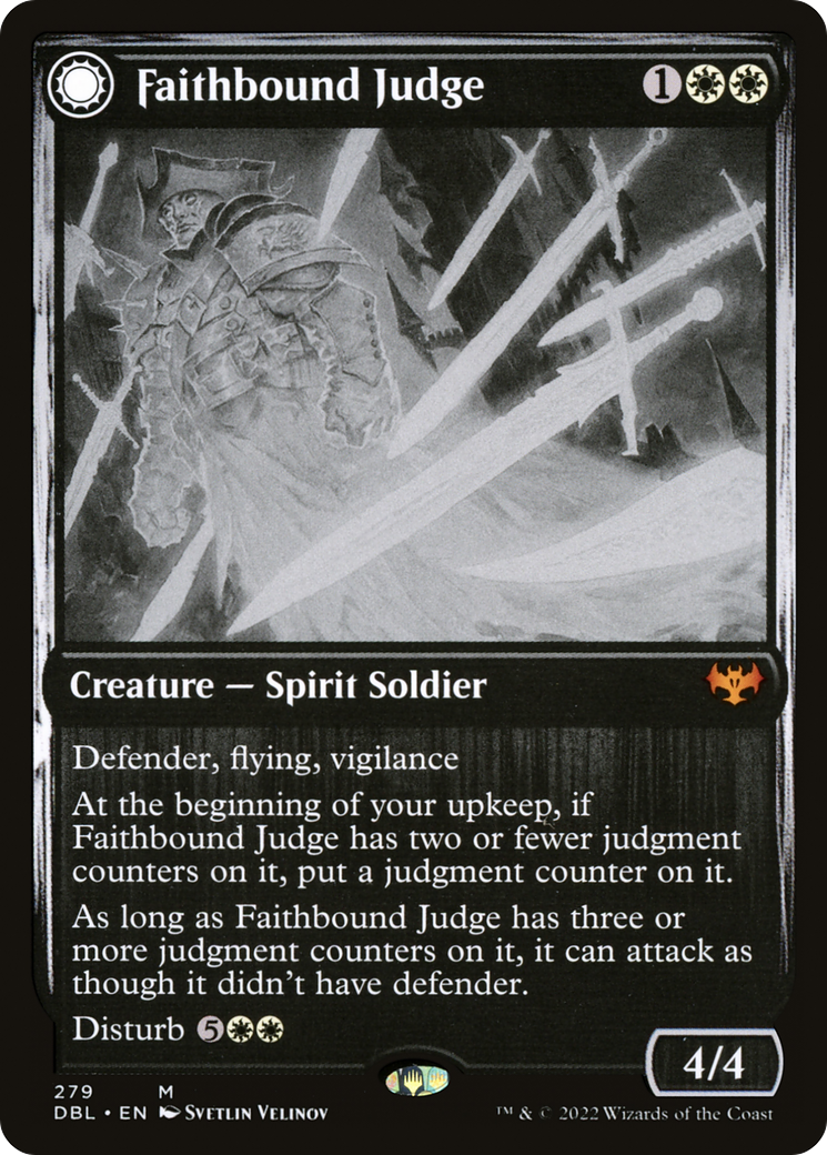 Faithbound Judge: (Double Faced Transform) [Innistrad: Double Feature]