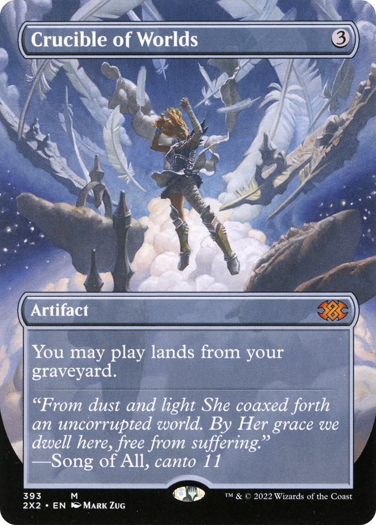 Crucible of Worlds (Borderless) [Double Masters 2022]