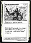 Baneslayer Aspirant (2021 Edition) [Mystery Booster Playtest Cards]