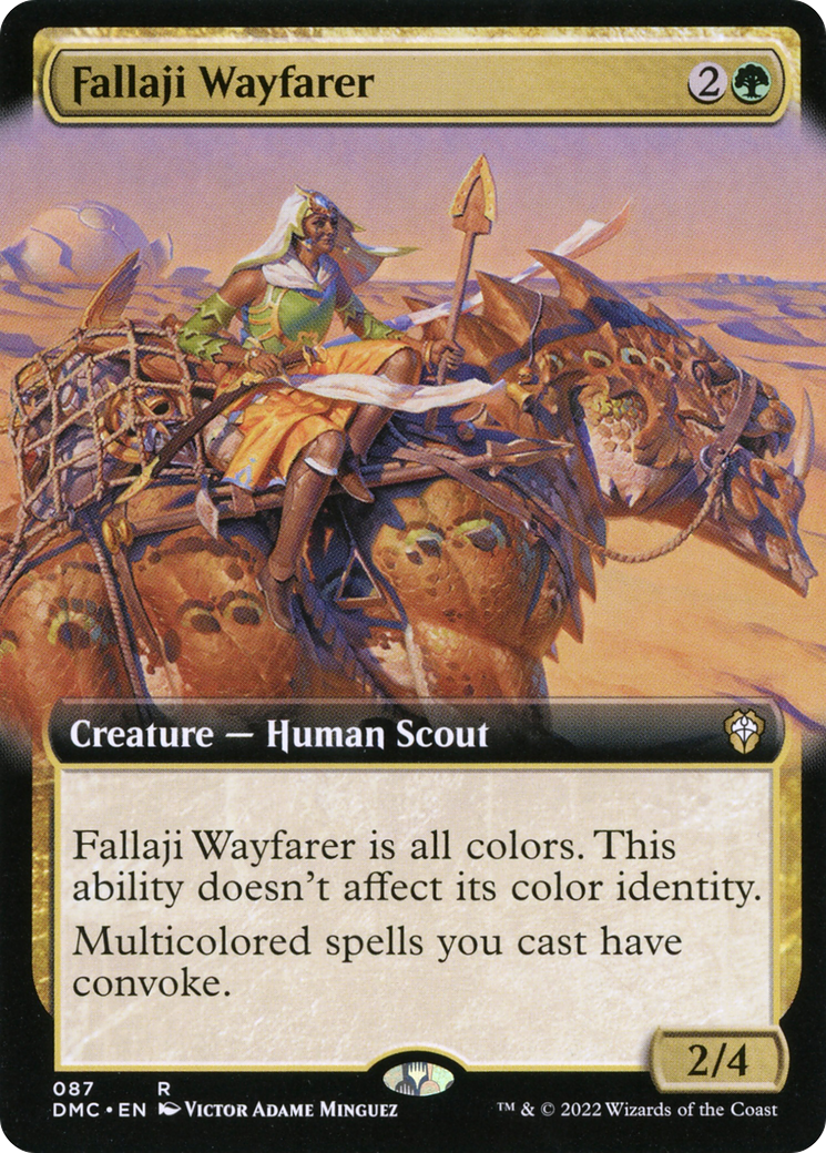 Fallaji Wayfarer (Extended Art): (Extended Art) [Dominaria United Commander]