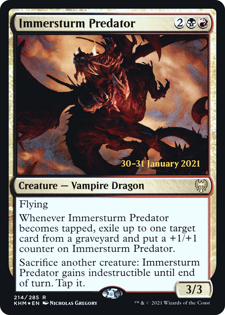 Immersturm Predator [Kaldheim Promos] Foil