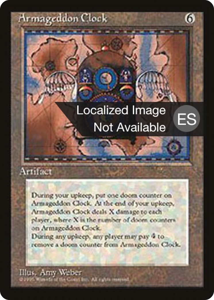 Armageddon Clock - Fourth Edition Foreign Black Border