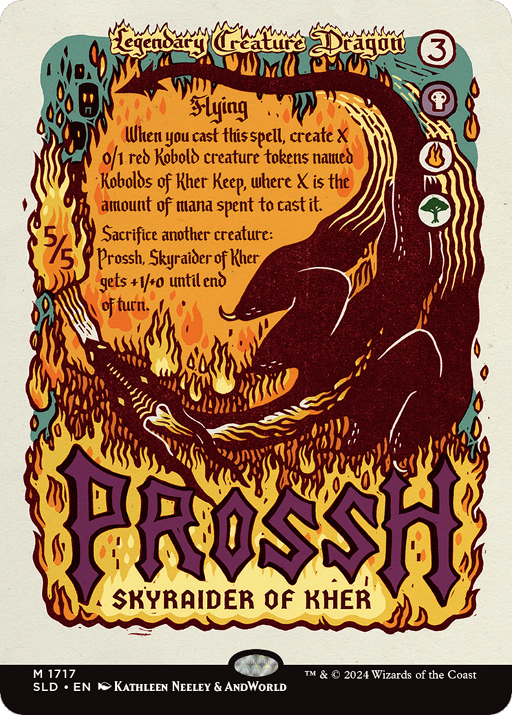 Prossh, Skyraider of Kher [Secret Lair Drop] (Borderless)