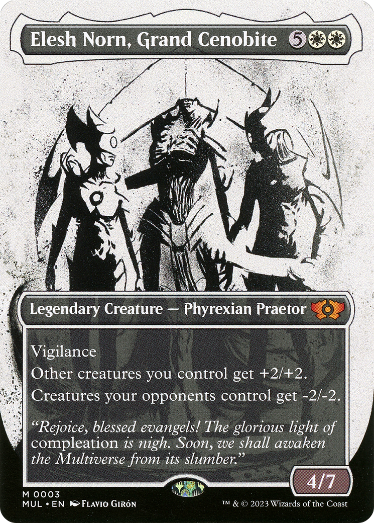 Elesh Norn, Grand Cenobite: (Showcase) (Borderless) [Multiverse Legends]