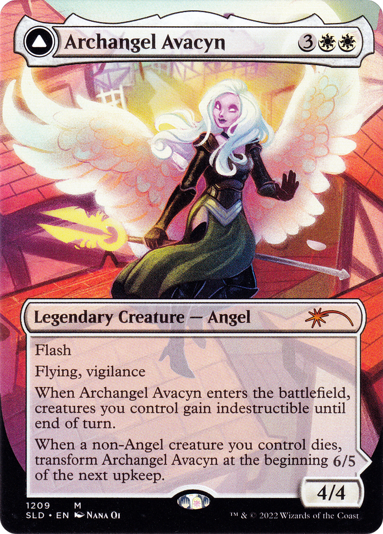 Archangel Avacyn (Display Commander) - Thick Stock [Secret Lair Drop]