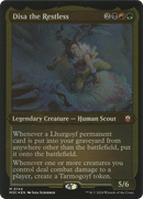 Disa the Restless (Display Commander) - Thick Stock - Modern Horizons 3 Commander Foil