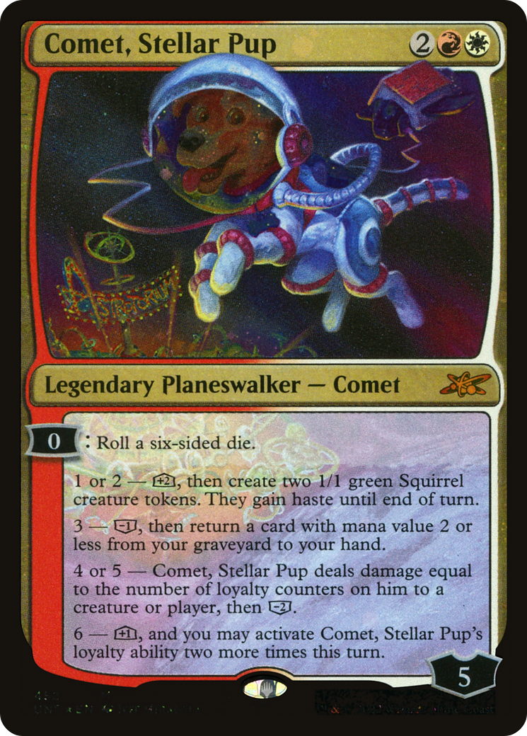 Comet, Stellar Pup (Galaxy Foil) [Unfinity] Foil