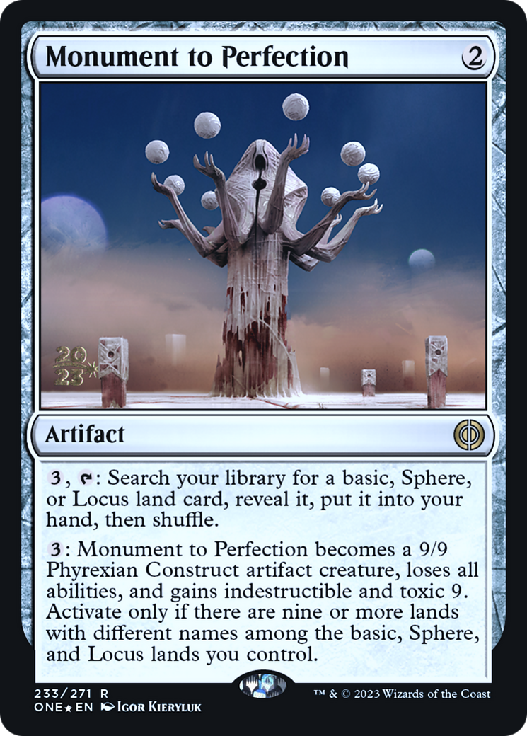Monument to Perfection - [Phyrexia: All Will Be One Promos] Foil