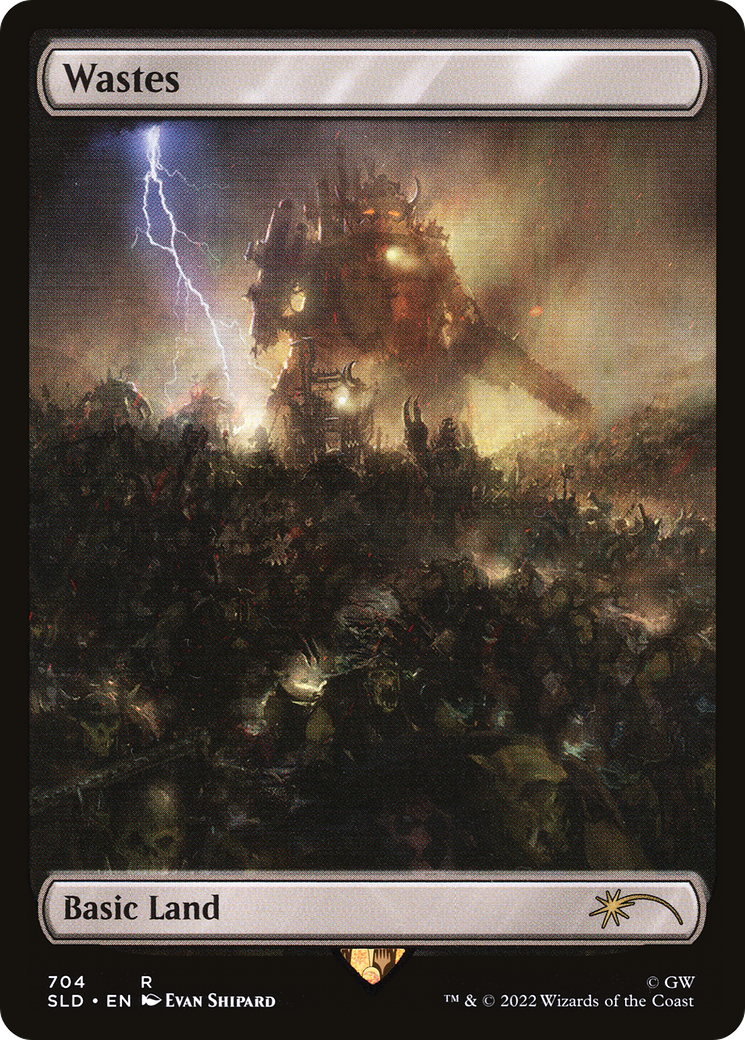 Wastes (704) - Full Art [Secret Lair Drop]