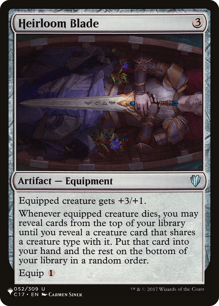 Heirloom Blade [The List]