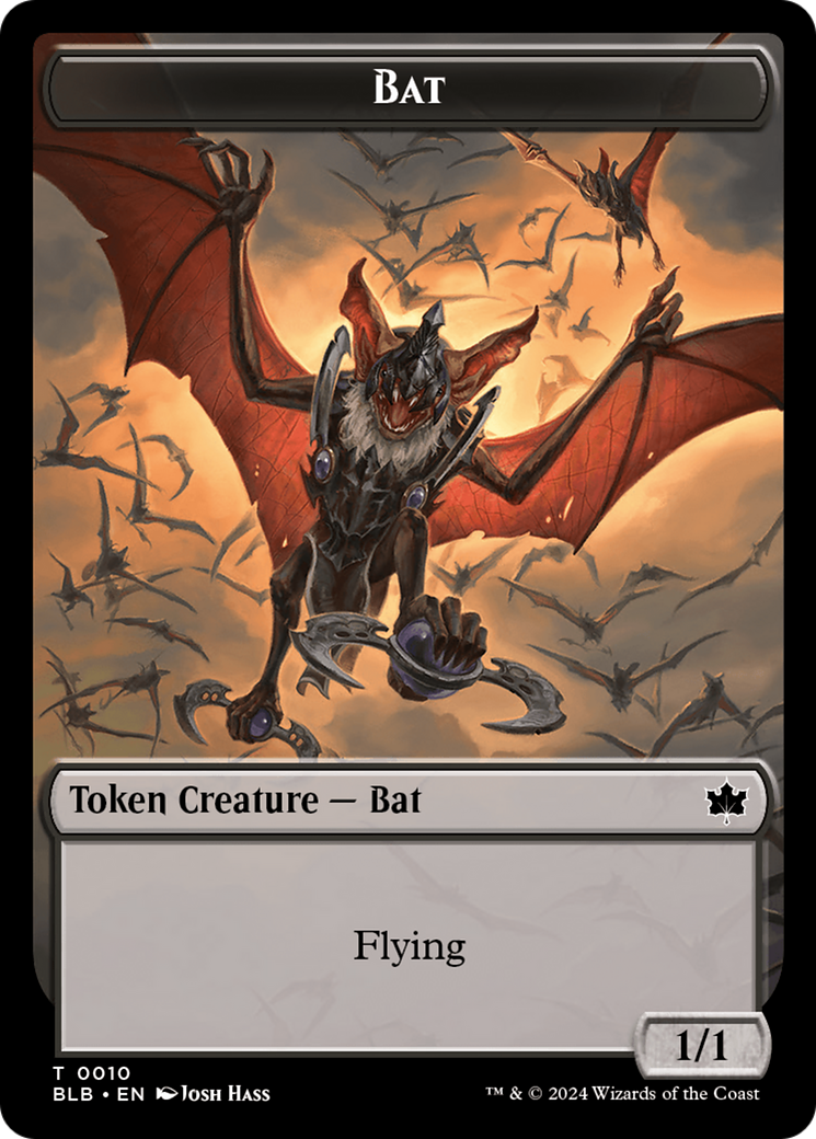 Bat Token - Bloomburrow Tokens
