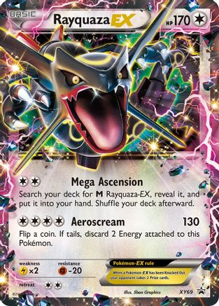 Rayquaza EX - XY69 (Shiny) [XY Promos] - Holofoil