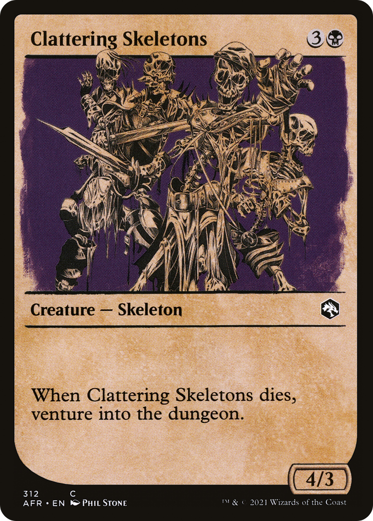 Clattering Skeletons (Showcase) - Adventures in the Forgotten Realms: (Showcase)