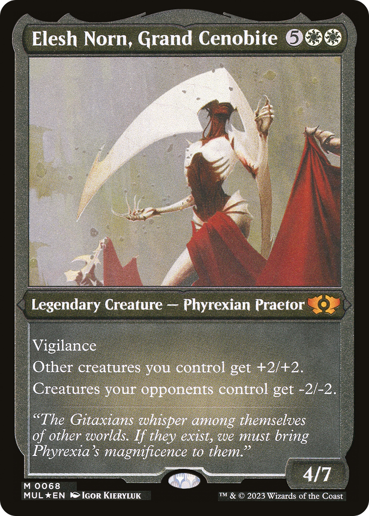 Elesh Norn, Grand Cenobite (Foil Etched) [Multiverse Legends] Foil