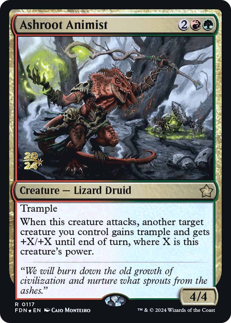 Ashroot Animist - Foundations Promos Foil