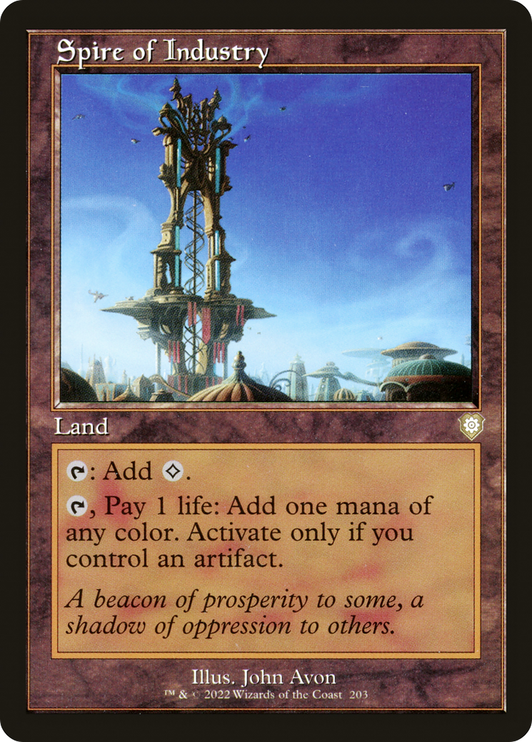 Spire of Industry (Retro Frame) - [The Brothers' War Commander]