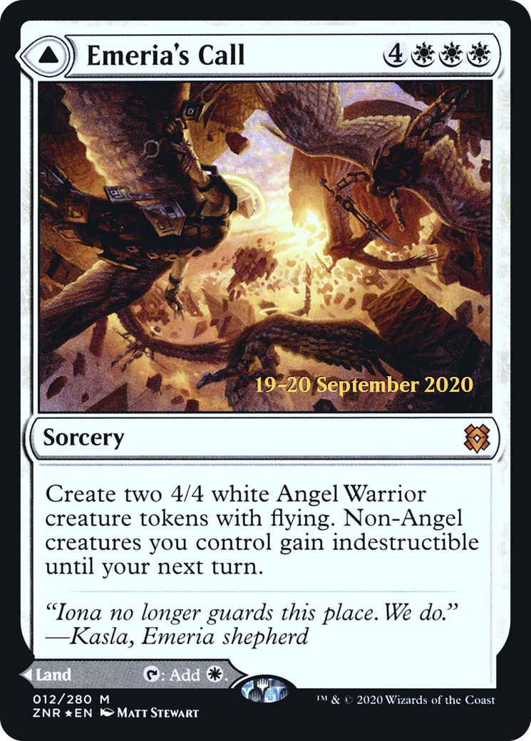 Emeria's Call [Zendikar Rising Promos] Foil