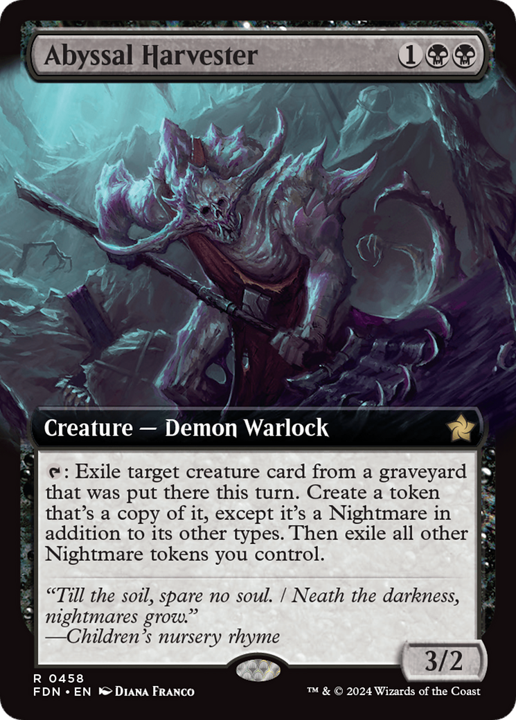 Abyssal Harvester (Extended Art) - Foundations: (Extended Art)