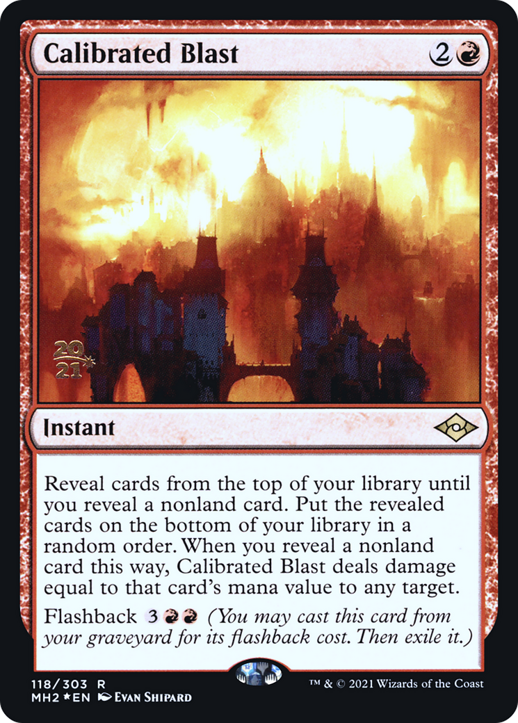 Calibrated Blast - Modern Horizons 2 Promos Foil
