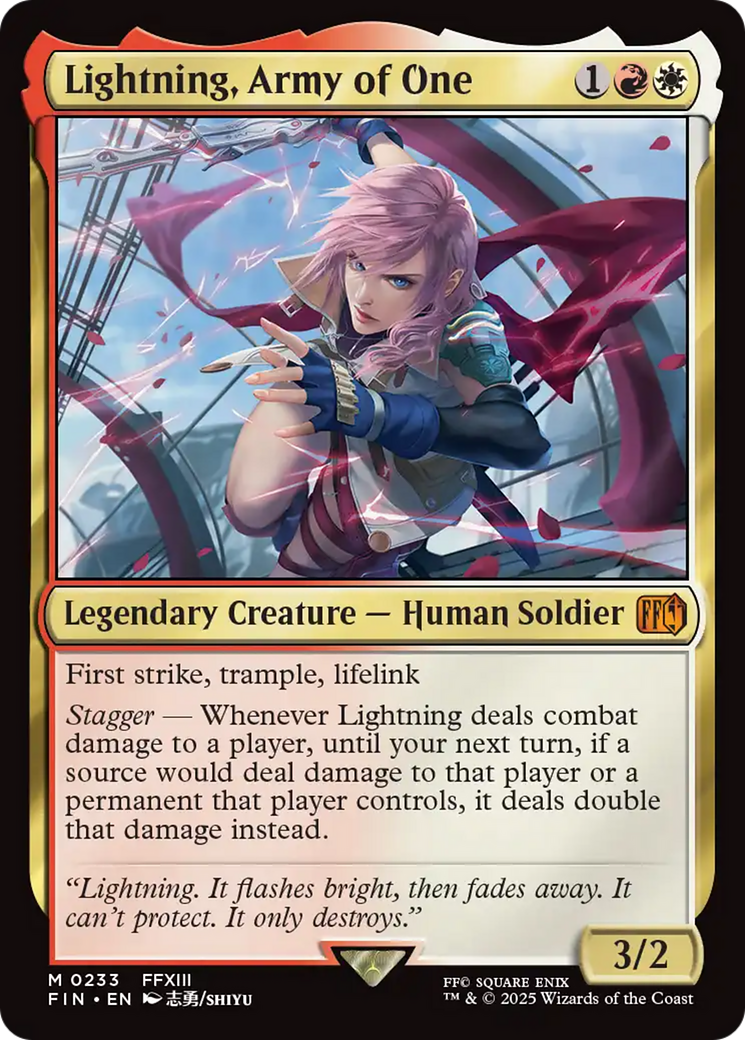 Lightning, Army of One - [FINAL FANTASY]