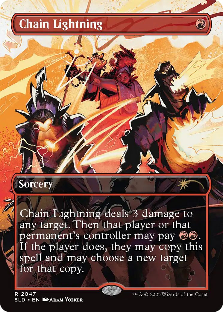 Chain Lightning - Secret Lair Drop (Borderless)