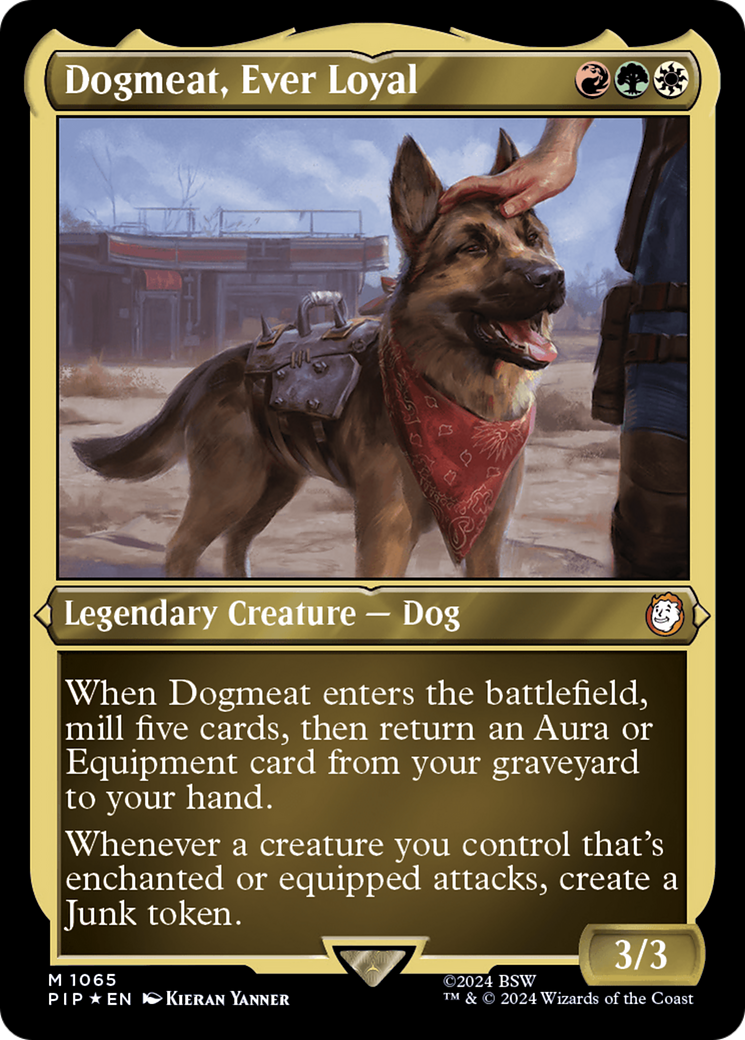 Dogmeat, Ever Loyal (Display Commander) - Thick Stock [Fallout] Foil