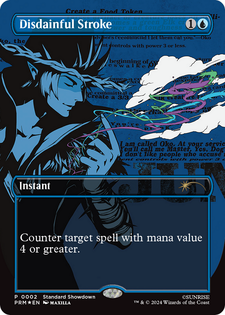 Disdainful Stroke (Borderless) [Cowboy Bebop] Foil