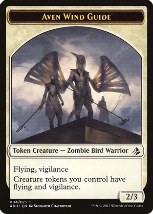 Aven Wind Guide // Hippo Double-Sided Token [Amonkhet]