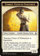 Temmet, Vizier of Naktamun // Zombie Double-Sided Token [Amonkhet]
