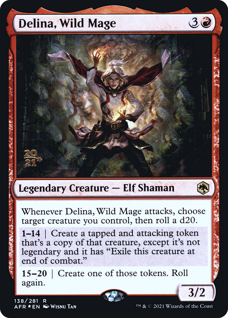 Delina, Wild Mage [Adventures in the Forgotten Realms Promos] Foil