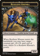 Resilient Khenra // Cat Double-Sided Token [Hour of Devastation]