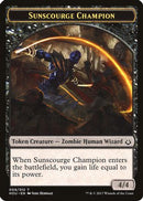 Sunscourge Champion // Cat Double-Sided Token [Hour of Devastation]