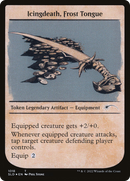 Icingdeath, Frost Tongue Token (Showcase): (Showcase) [Secret Lair Drop] Foil