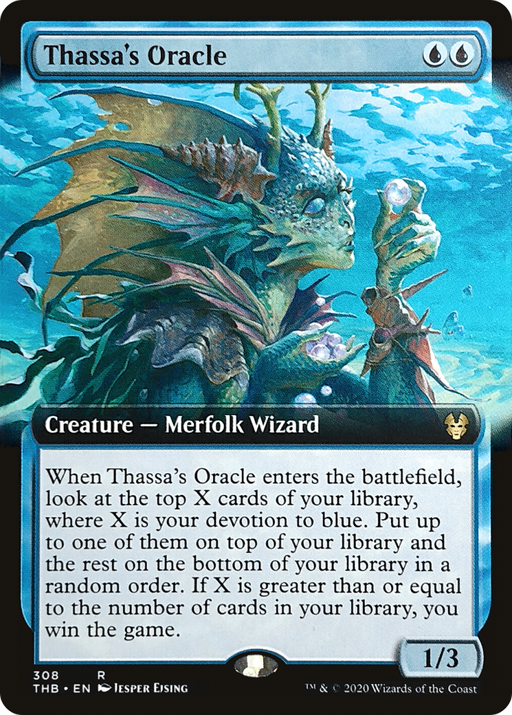 Thassa's Oracle (Extended Art) [Theros Beyond Death]