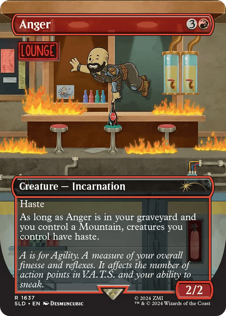 Anger - Secret Lair Drop (Borderless)