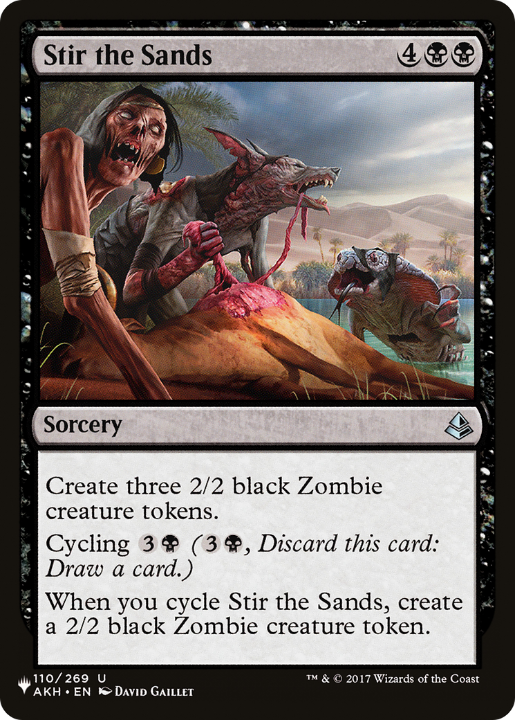 Stir the Sands - [The List]