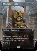 Champion's Helm (Borderless) - Commander Masters