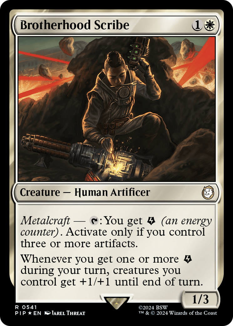 Brotherhood Scribe (Surge Foil) - Fallout Foil