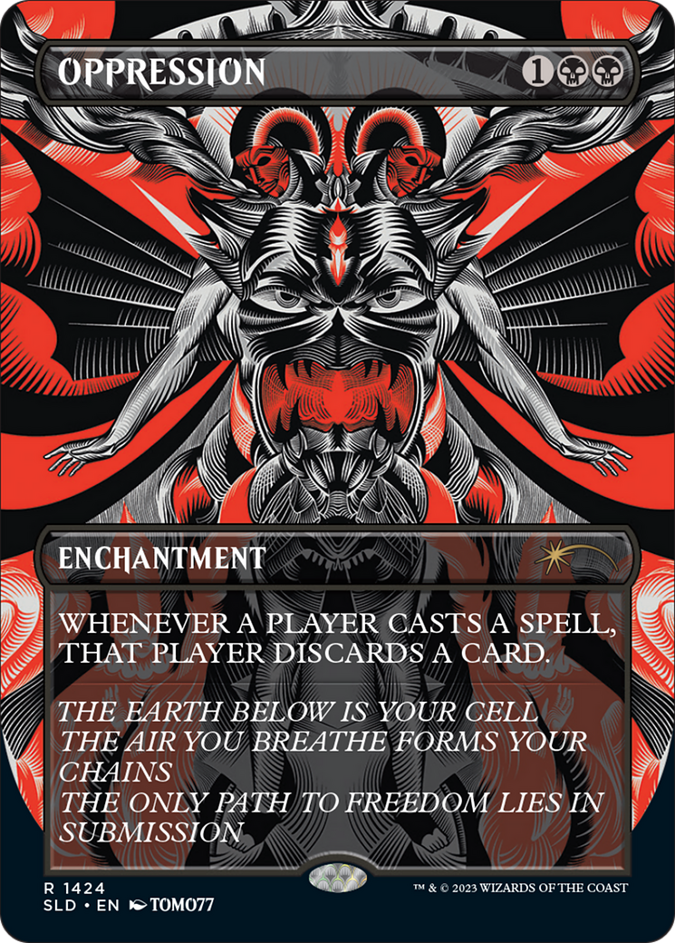 Oppression [Secret Lair Drop] (Borderless)