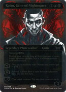 Kaito, Bane of Nightmares (Showcase) (Textured Foil) [Duskmourn: House of Horror]: (Showcase) (Borderless) Foil