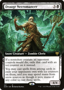Draugr Necromancer: (Extended Art, snow) [Kaldheim]