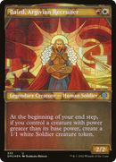 Baird, Argivian Recruiter (Textured Foil) - Dominaria United: (Showcase) Foil