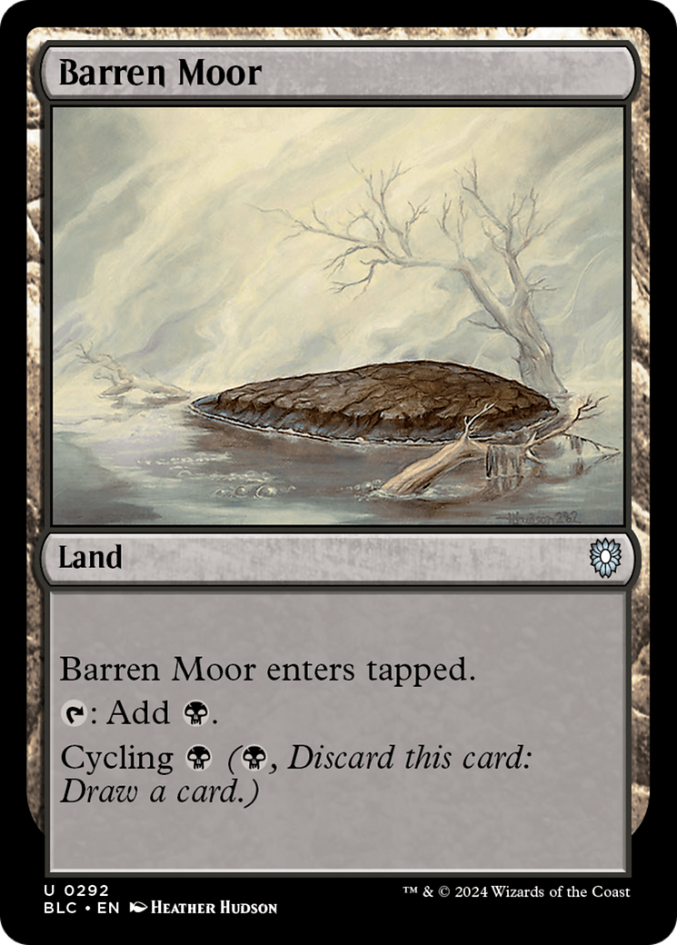 Barren Moor - Bloomburrow Commander