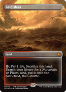 Arid Mesa (Borderless) (Dragonscale Foil) - Special Guests Foil