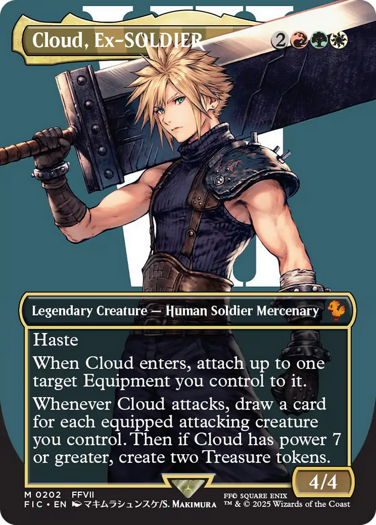 Cloud, Ex-SOLDIER (Borderless) - [Commander: FINAL FANTASY]