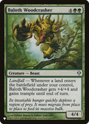 Baloth Woodcrasher - The List