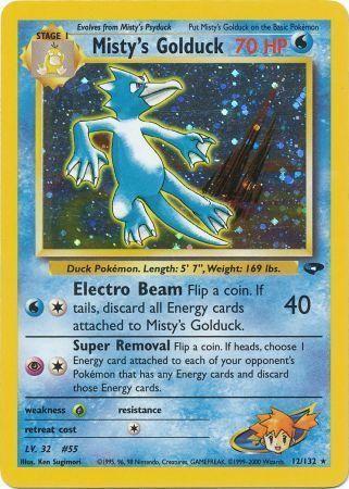 Misty's Golduck 012 [Gym Challenge]  - Unlimited Holofoil