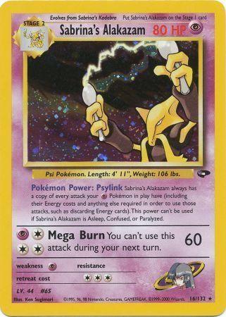 Sabrina's Alakazam 016 [Gym Challenge]  - Unlimited Holofoil
