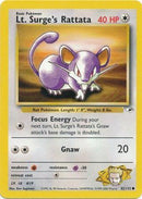 Lt. Surge's Rattata 082 [Gym Heroes]  - Unlimited